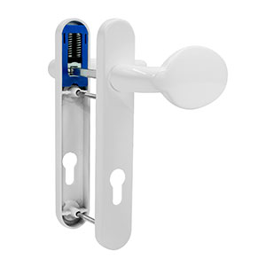 Yale Torjan Sparta Lever/Pad Inline uPVC Door Handles