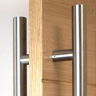 Inline Pull Handle External Door Back-to-Back Fitting