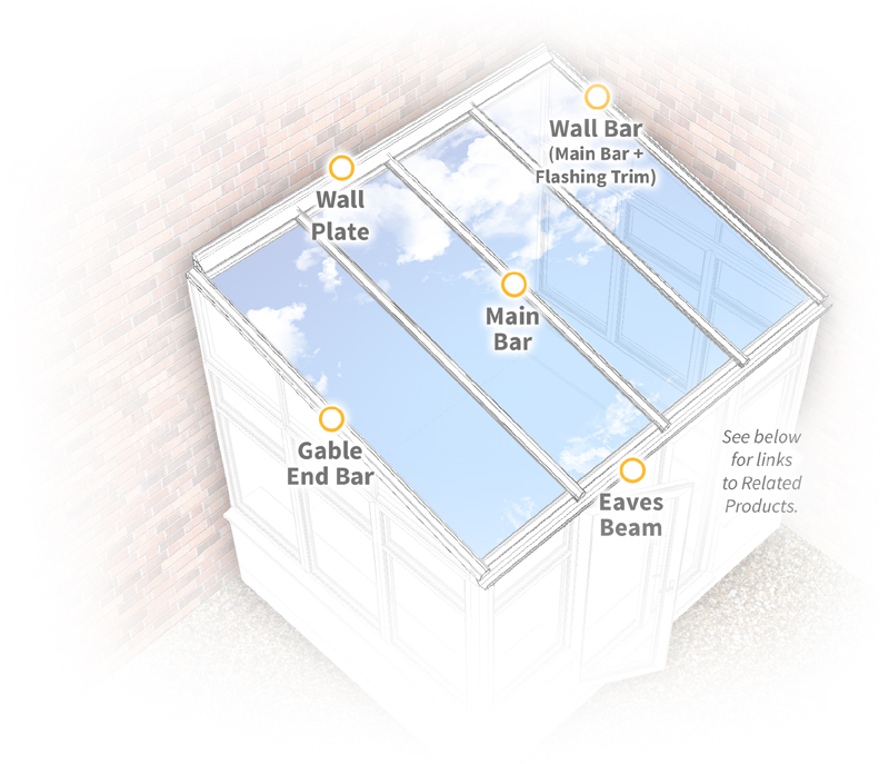 Heavy Duty Self-Supporting Roof parts